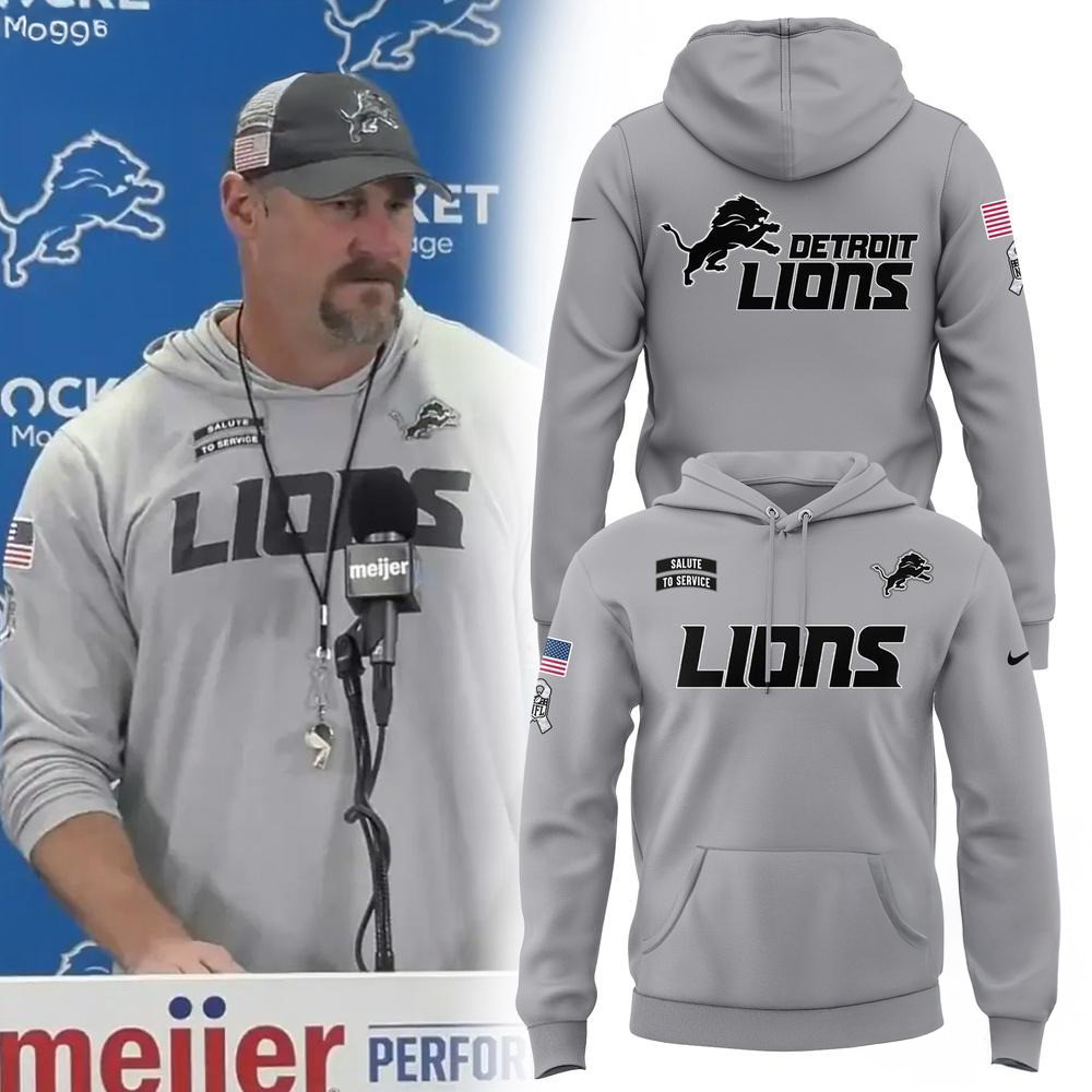 Detroit Lions Special Edition Veterans Salute To Service Hoodie Presents For Football Lovers