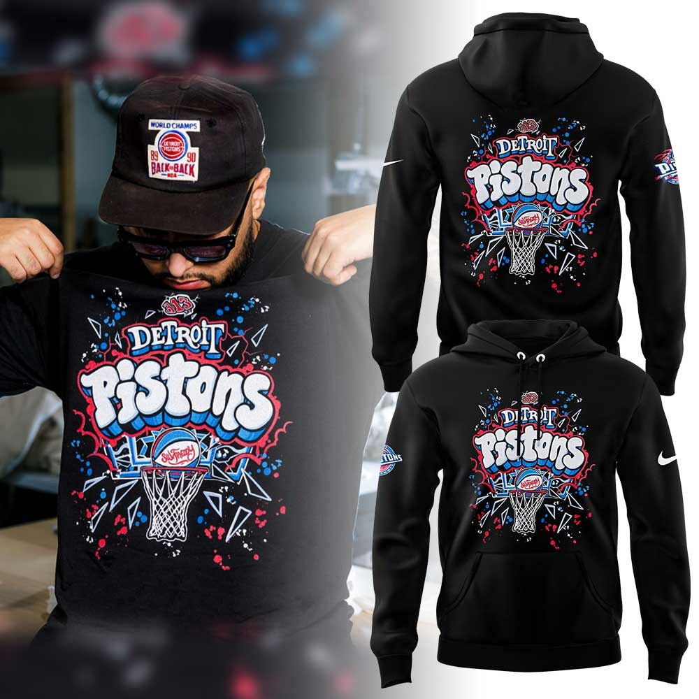 Detroit Pistons 313 Collection Hoodie Basketball Lover Fan Merch Apparel Gifts For Him