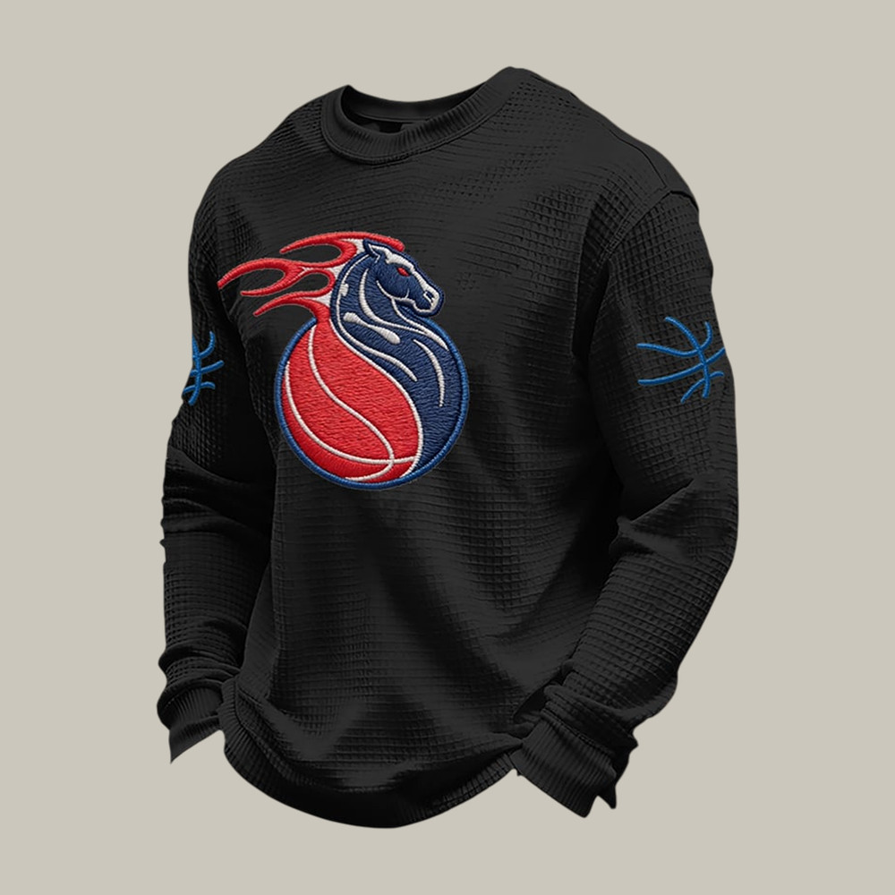 Detroit Pistons Basketball Long Sleeve Shirt Game Day Clothing Basketball Lover Gift