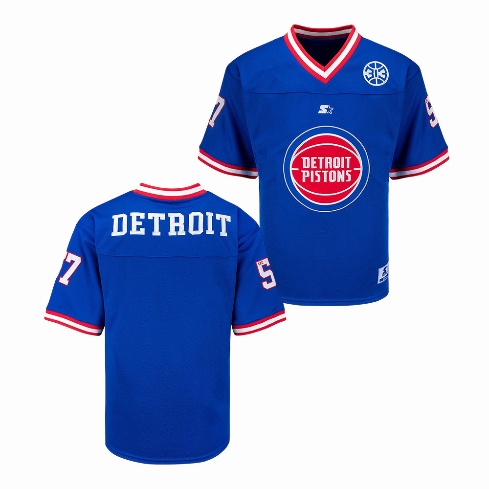 Detroit Pistons Merch Detroit Pistons Basketball Team V-Neck Jersey Gift For Motor City