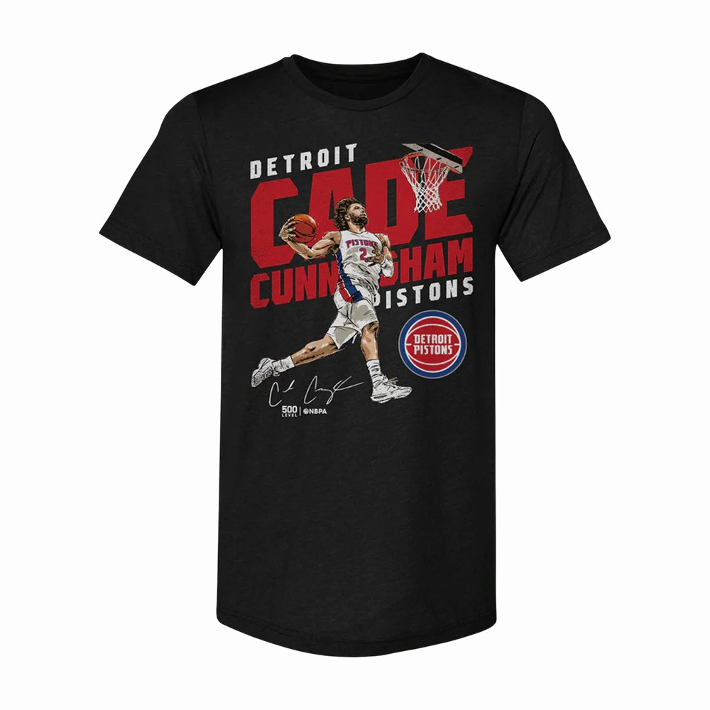 Detroit Pistons Merch Detroit Pistons Cade Cunningham T-Shirt Gifts For Boyfriend