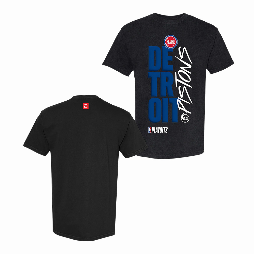 Detroit Pistons Merch Detroit Pistons Playoffs New Era All Dawg T-Shirt Fan Lover Gift