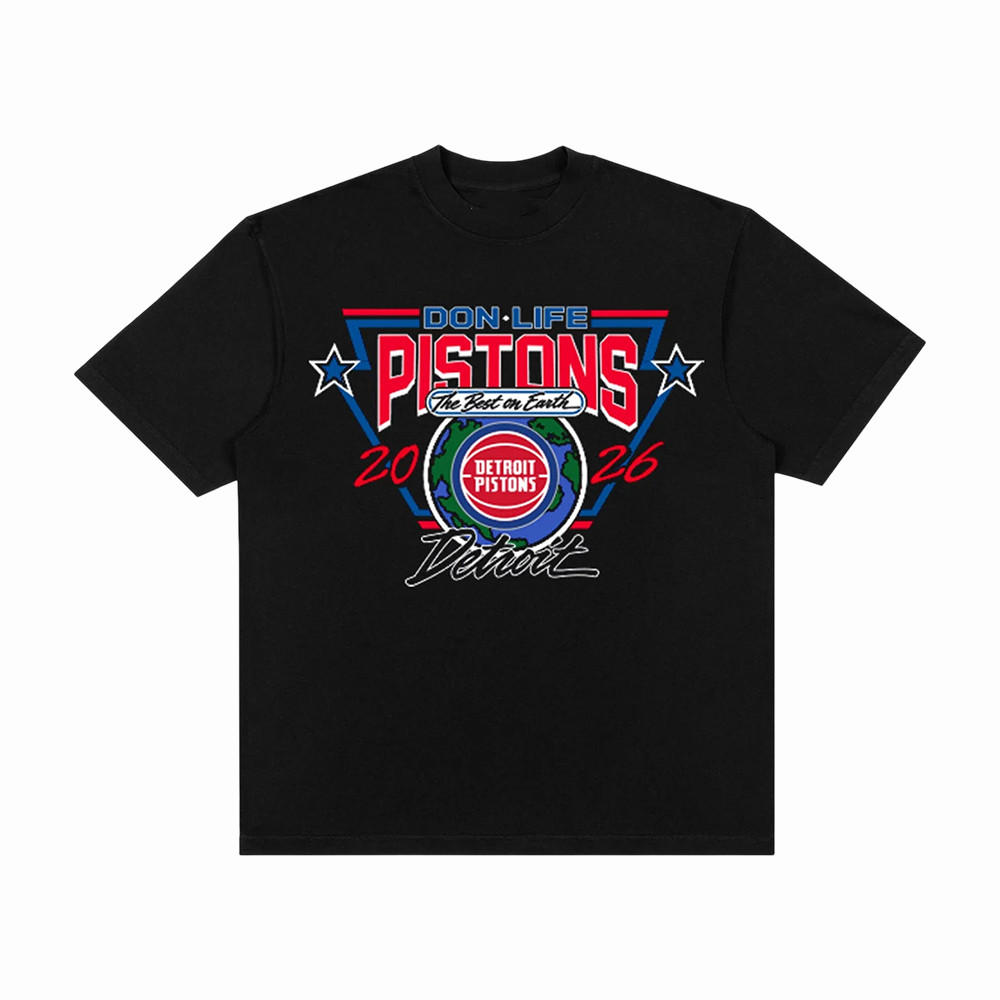 Detroit Pistons Merch Detroit Pistons Team T-Shirt Gift For Basketball Boyfriend