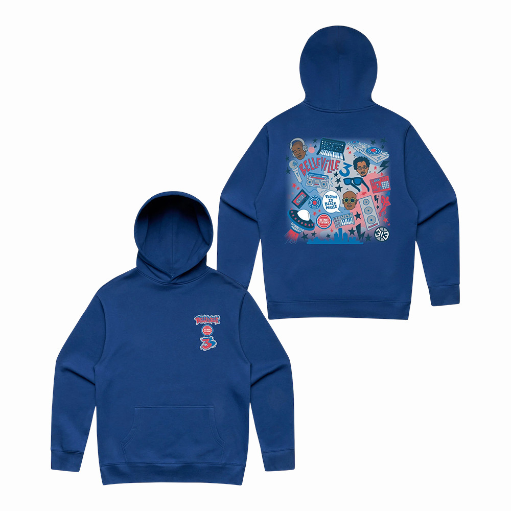 Detroit Pistons Merch The Belleville Three Hoodie Gift For Basketball Daughter
