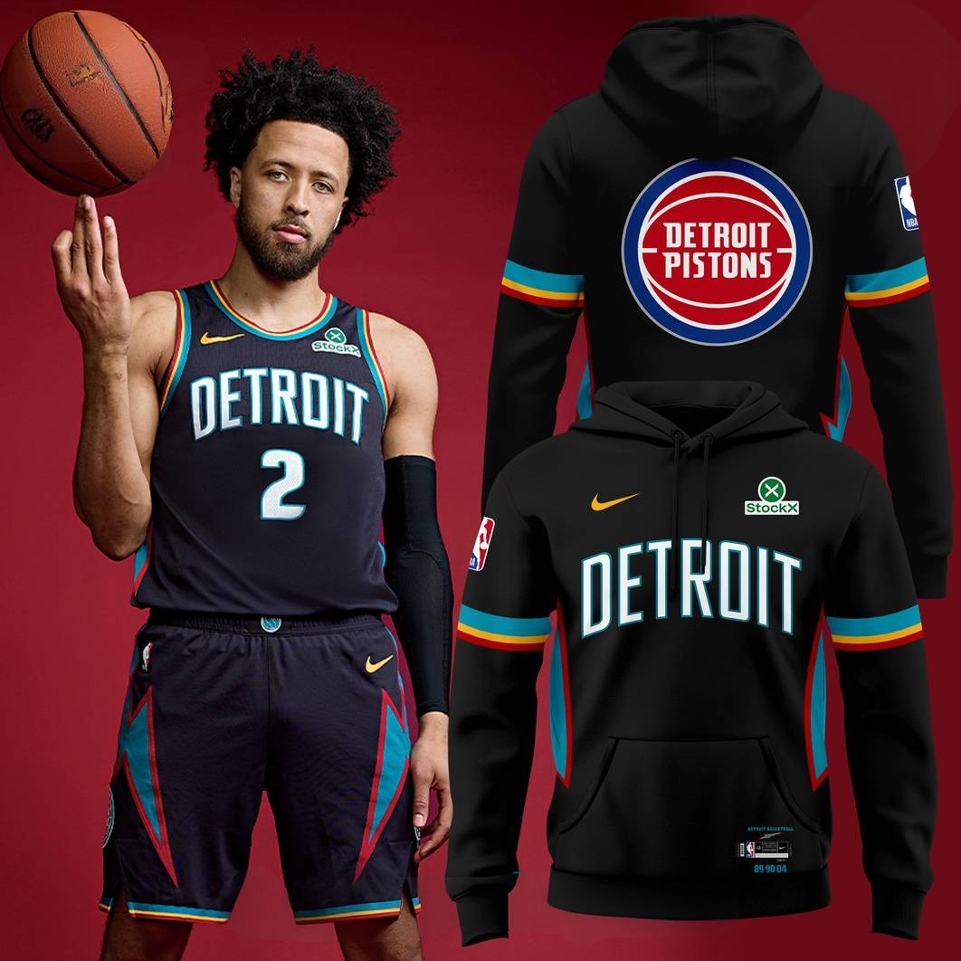 Detroit Pistons New 2025-26 City Edition Hoodie Gift For Basketball Lover