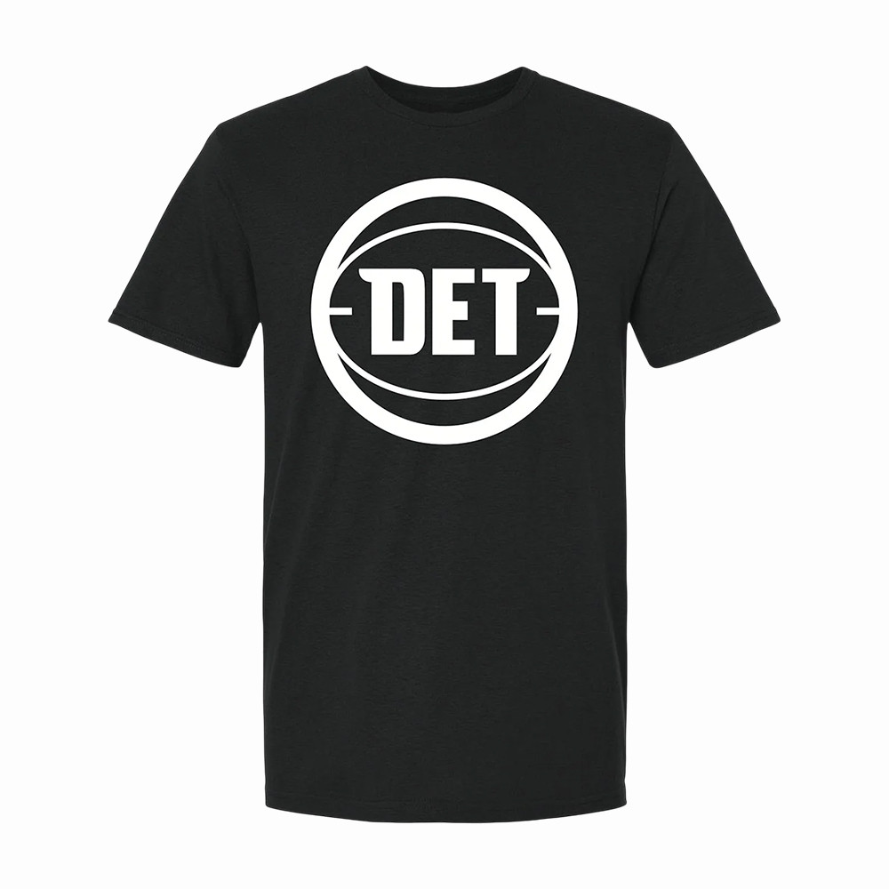 Detroit Pistons Secondary Logo T-Shirt Detroit Pistons Merch Gift For Diehard Fans