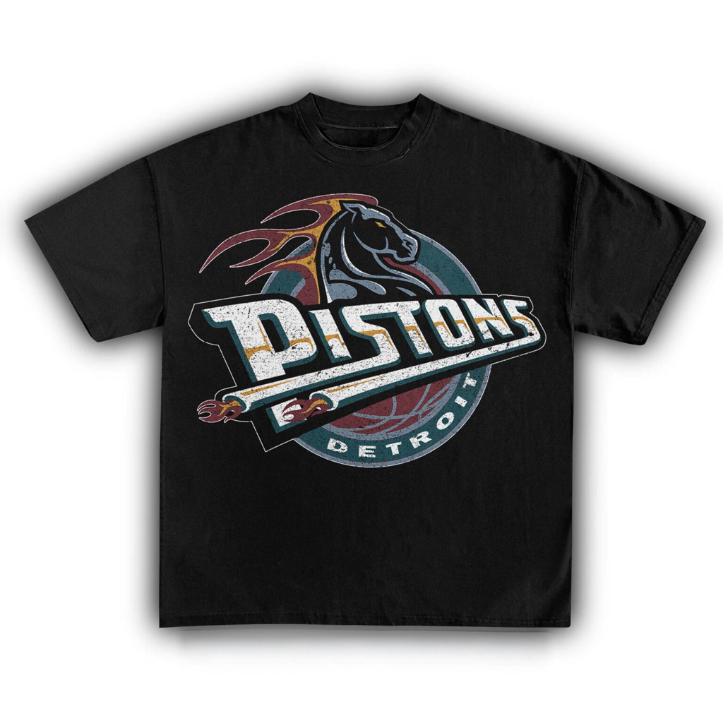 Detroit Pistons Vintage T-Shirt Presents For Basketball Fans