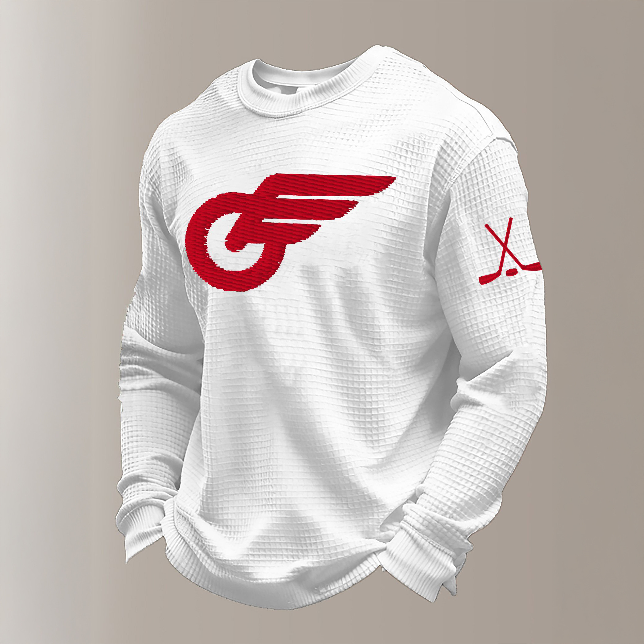 Detroit Red Wings Hockey Team Long Sleeve Shirt Ice Hockey Apparel Gift For Husband