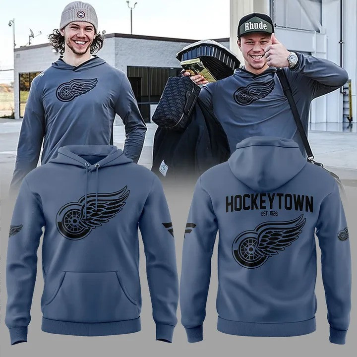 Detroit Red Wings Hockeytown EST 1926 Hoodie NHL Gifts For Hockey Fans