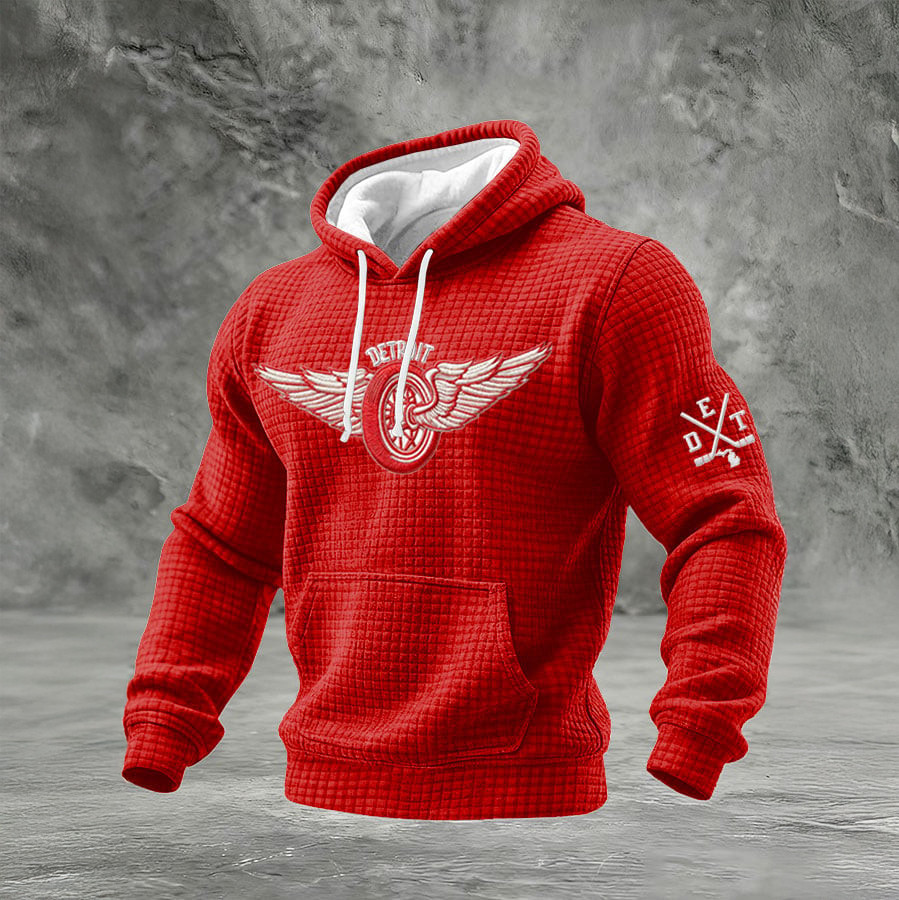Detroit Red Wings Ice Hockey Hoodie Game Day Clothing 2026 Winter Olympic Gear