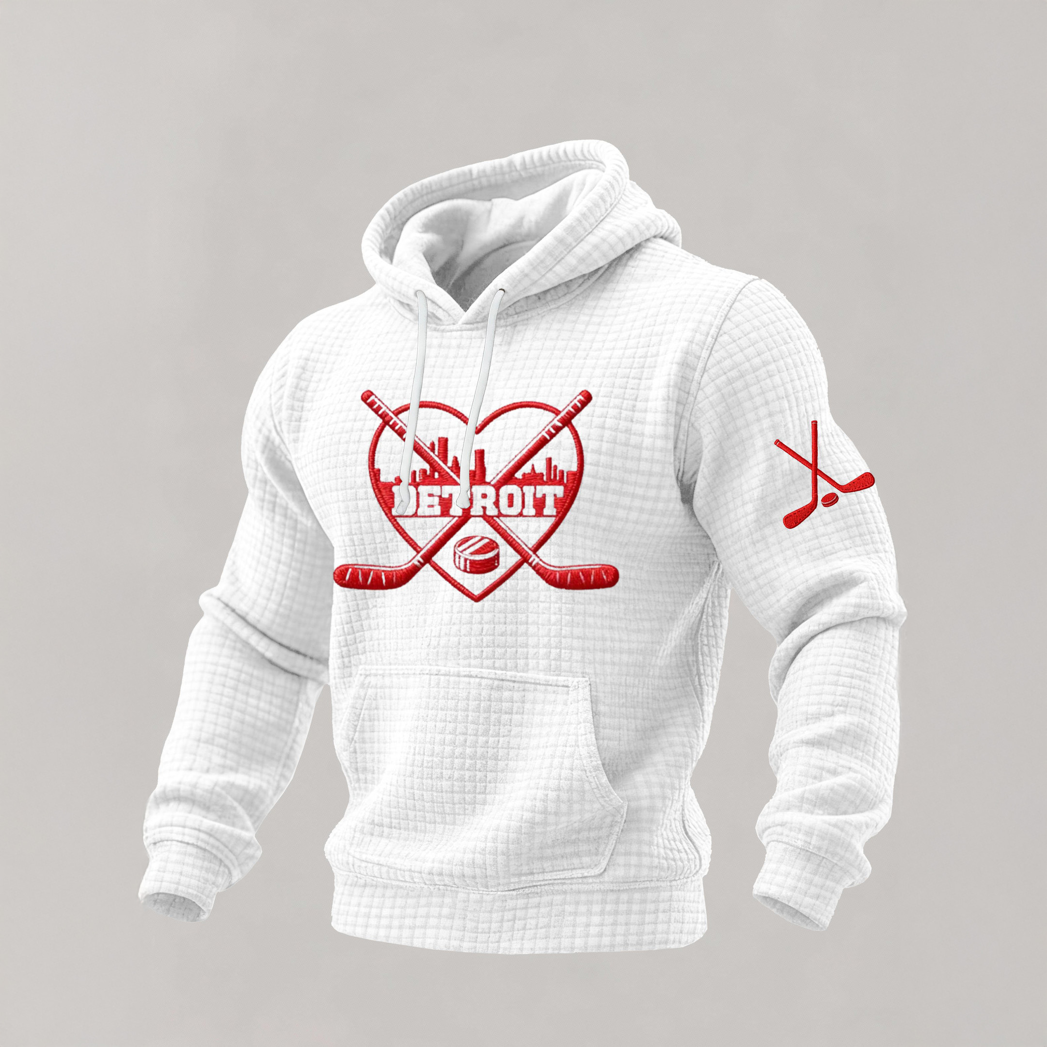 Detroit Red Wings Ice Hockey Hoodie Game Day Hockey Apparel Unique Gift For Husband