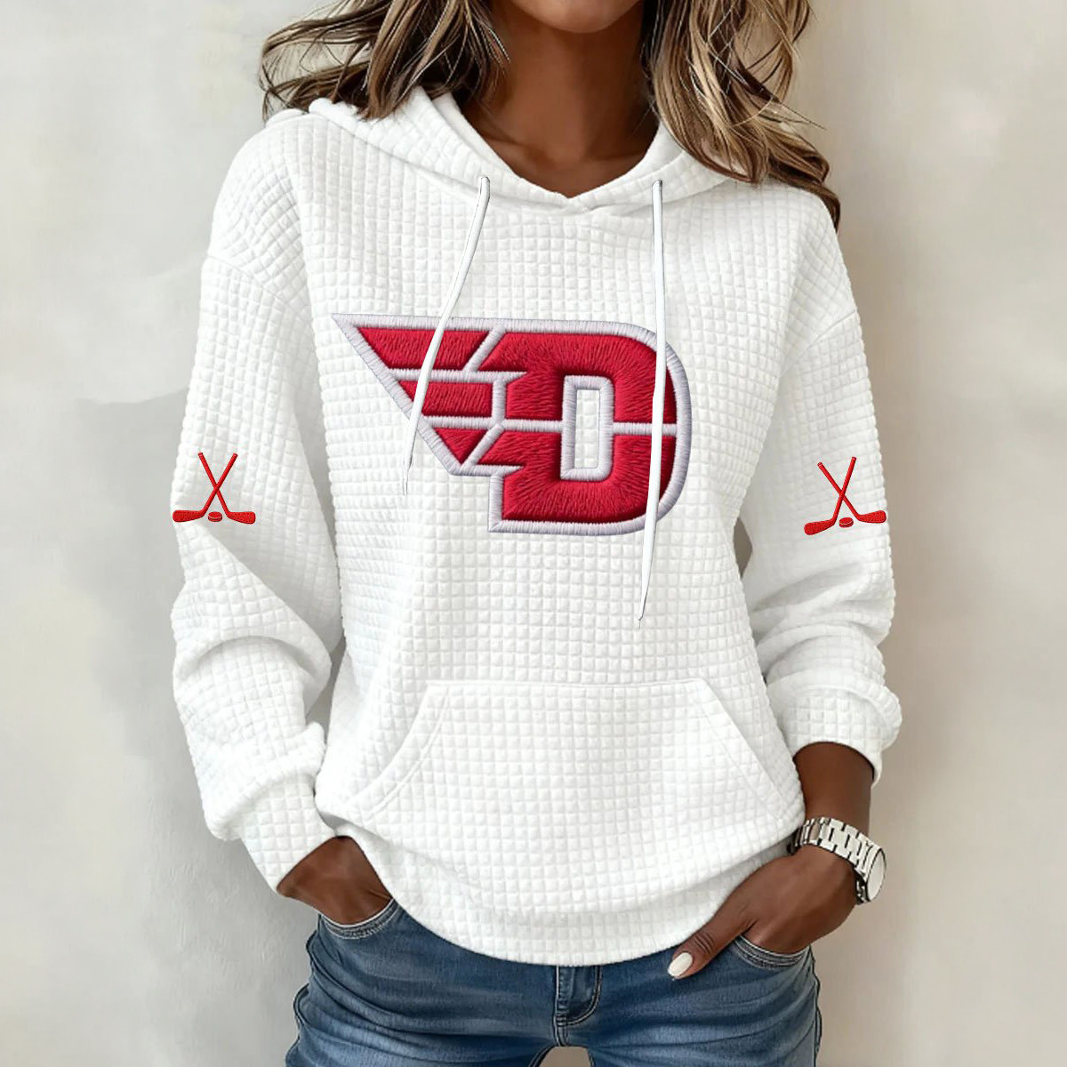 Detroit Red Wings Ice Hockey Hoodie Hockey Apparel Detroit Red Wings Gear