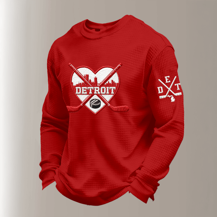 Detroit Red Wings Ice Hockey Long Sleeve Shirt Hockey Apparel Best Gift For Fans