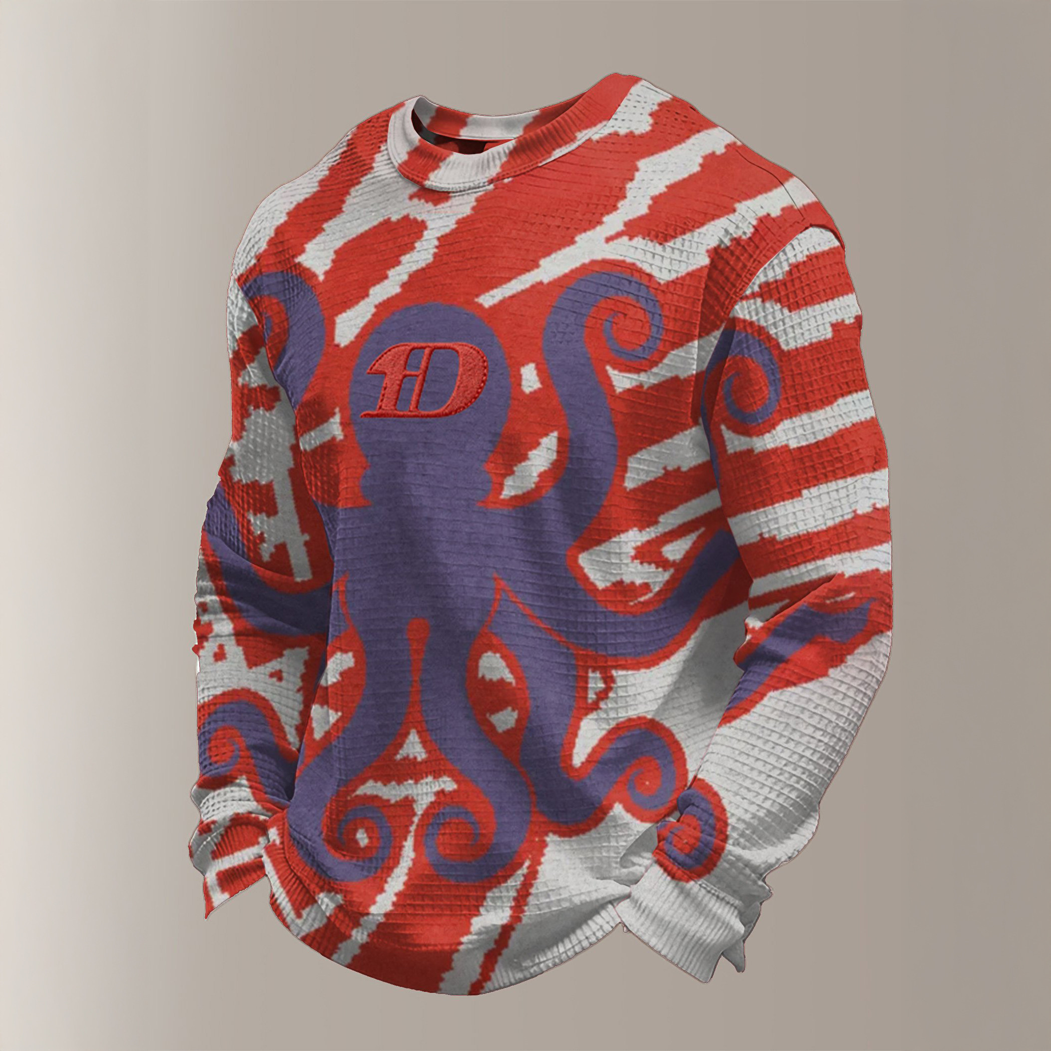 Detroit Red Wings Ice Hockey Octopus Long Sleeve Shirt Detroit Red Wings Apparel Hockey Gear