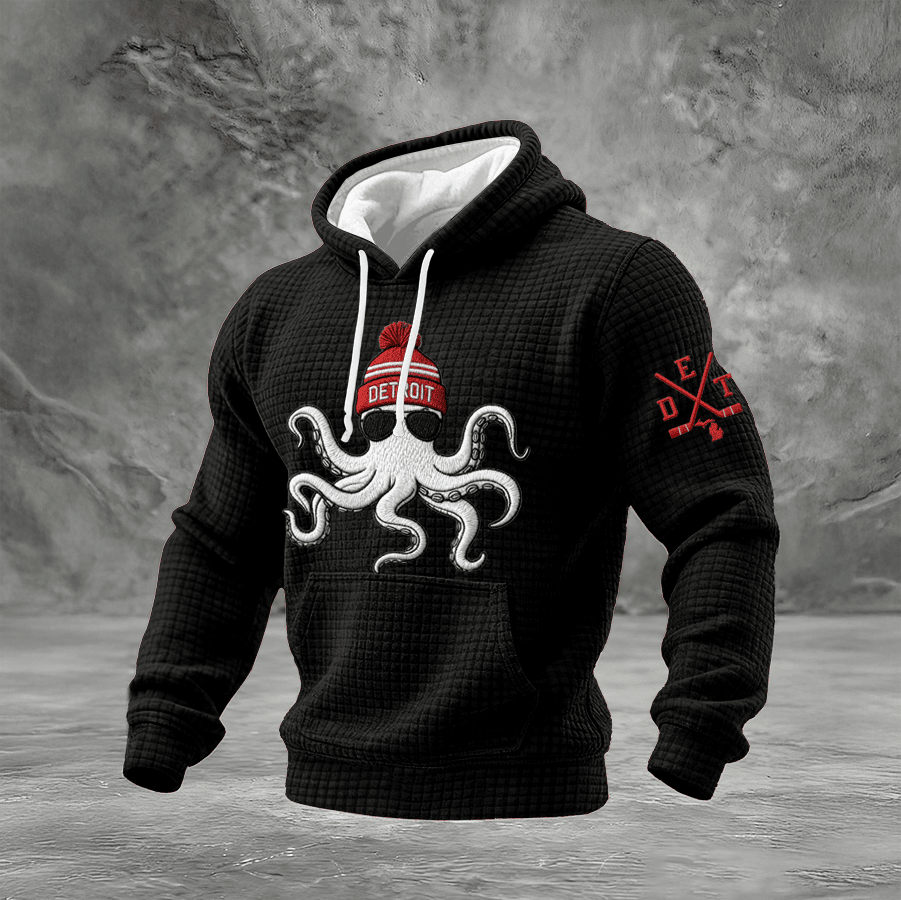 Detroit Red Wings Ice Hockey Team Hoodie Game Day Hockey Merch Great Gift For Father's Day