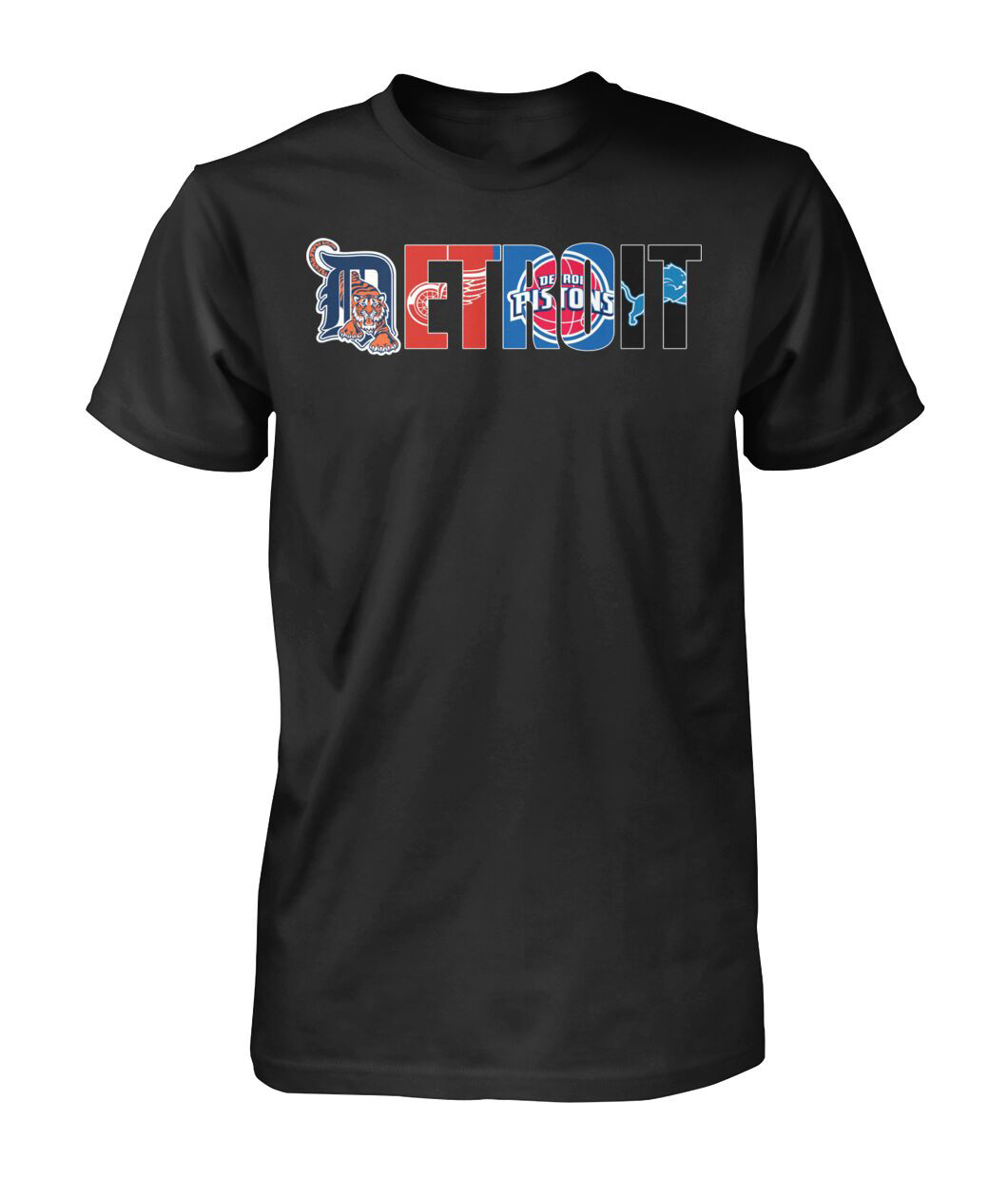 Detroit Sports Mashup Game Day T-Shirt Game Day Clothing Sport Dad Gift Idea