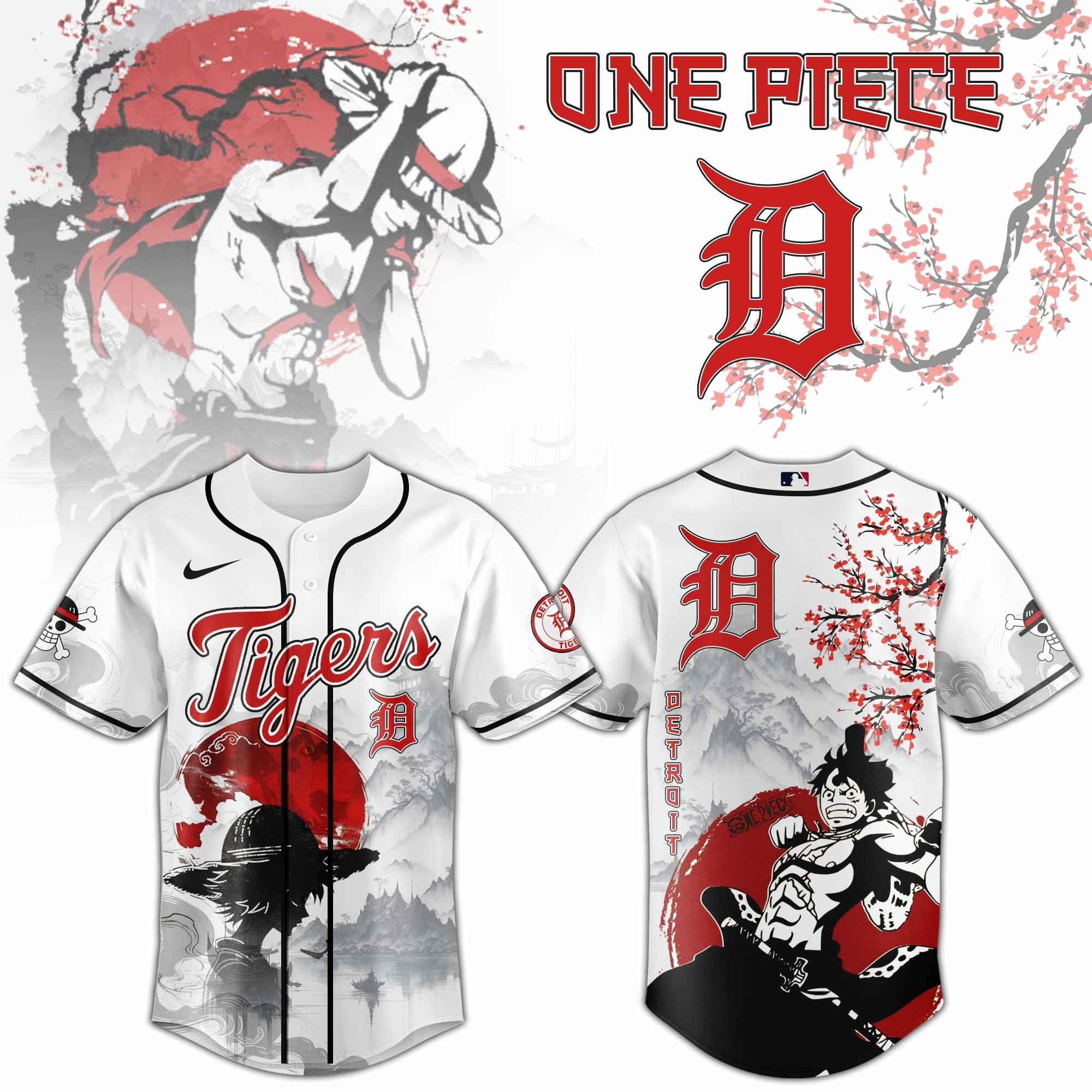 Detroit Tiger One Piece 2025 Japan Jersey Unique Gifts For Baseball Fans