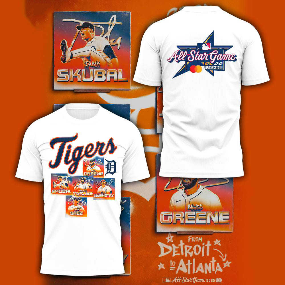 Detroit Tigers All-Star Game Atlanta 2025 T-Shirt Best Gifts For Baseball Lovers