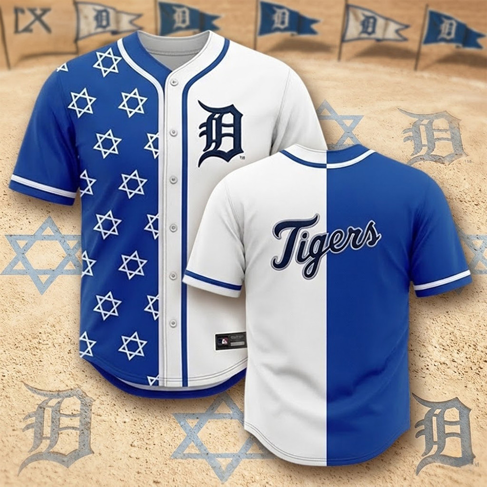 Detroit Tigers Jewish Heritage Jersey 2026 Detroit Tigers Fan Merch Baseball Lover Gift