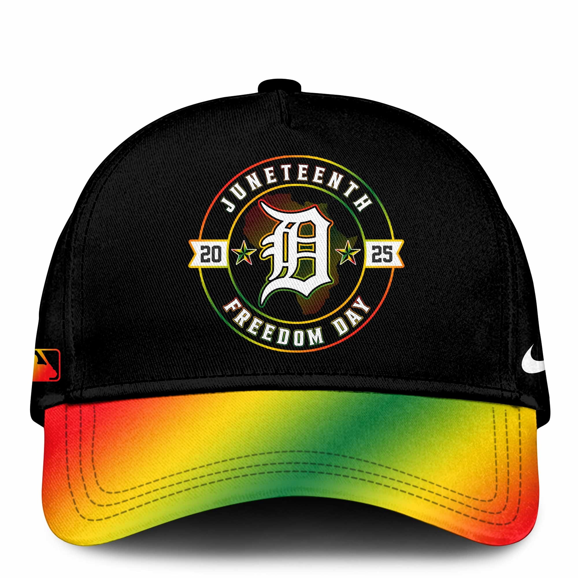Detroit Tigers MLB X Juneteenth Day Jersey Edition Hat 2025 Best Gifts For Fan Lovers