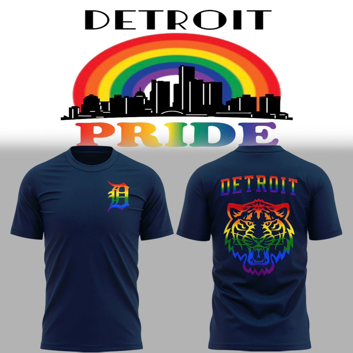 Detroit Tigers Special Pride Month T-Shirt Detroit Tigers Merch