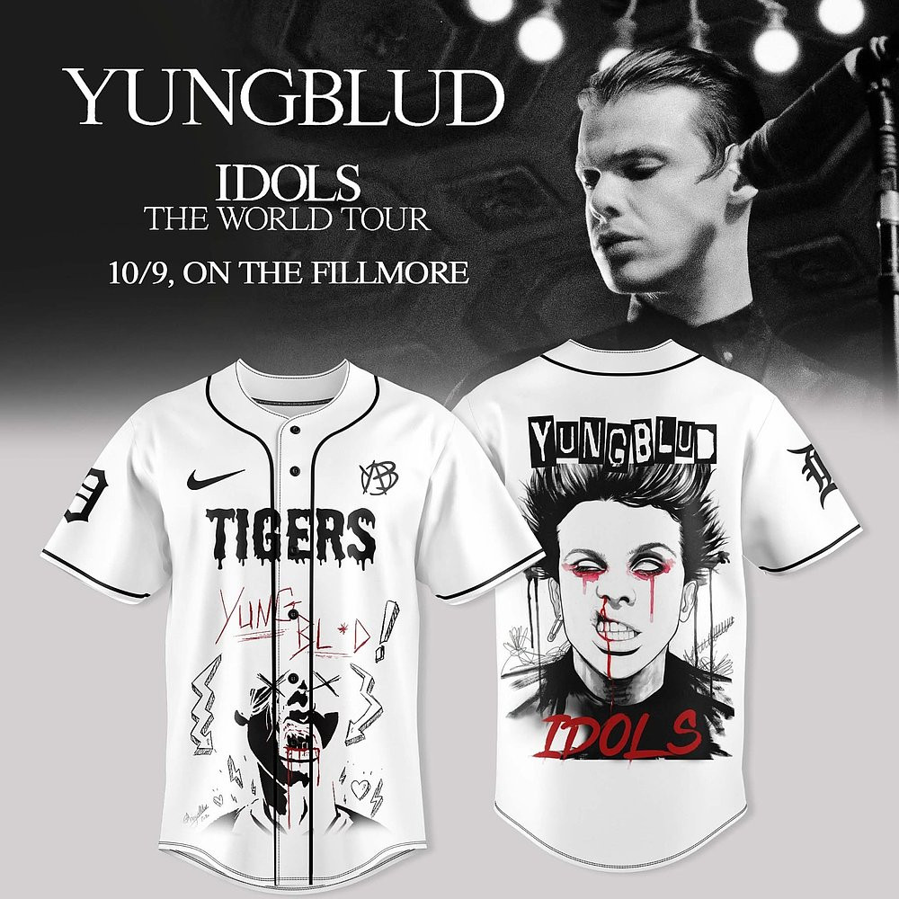 Detroit Tigers x YungBlud Limited Baseball Jersey