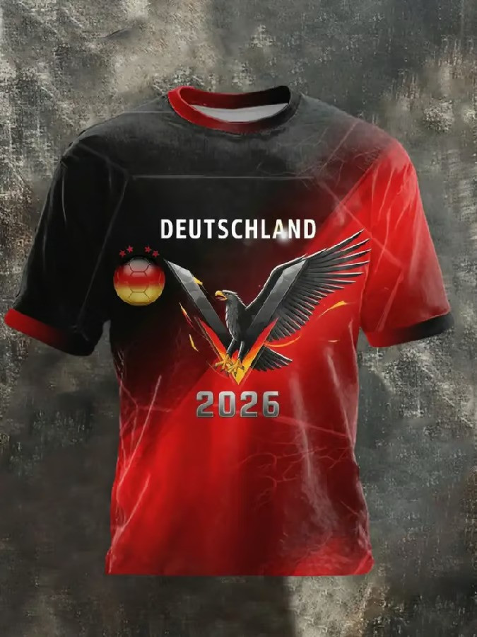 Deutschland Germany T-Shirt World Cup 2026 Eagle Soccer Fan Gear Clothing Best Gift For Fans