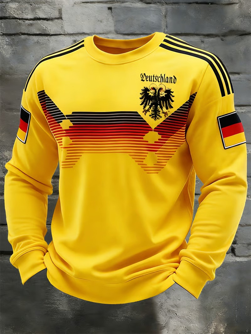 Deutschland Germany World Cup 2026 Sweatshirt Retro Eagle Soccer Fan Clothing Gift For Friends