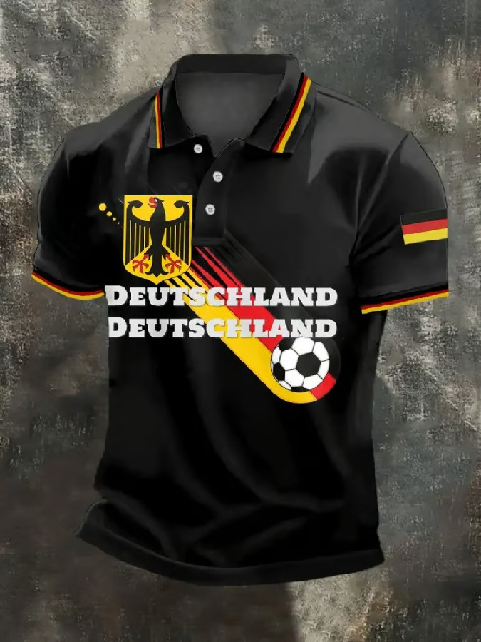 Deutschland World Cup 2026 Polo Shirt Soccer Eagle Football Fan Gear Clothing Gift For Fans