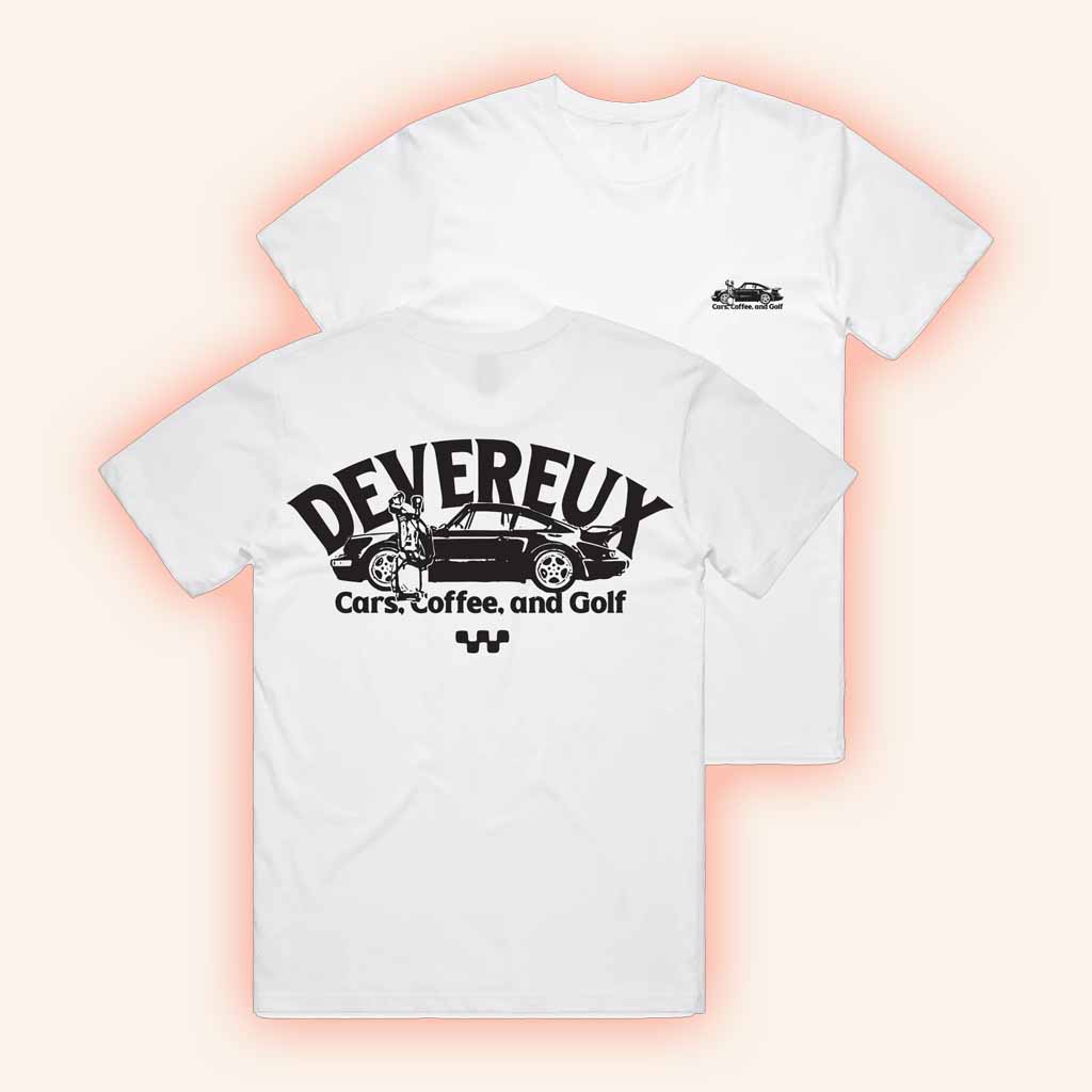 Devereux Golf Merch Cars Coffee And Golf White T-Shirt Birthday Gift Ideas For Husband Devereux Golf Merch Cars Coffee And Golf White T-Shirt Birthday Gift Ideas For Husband