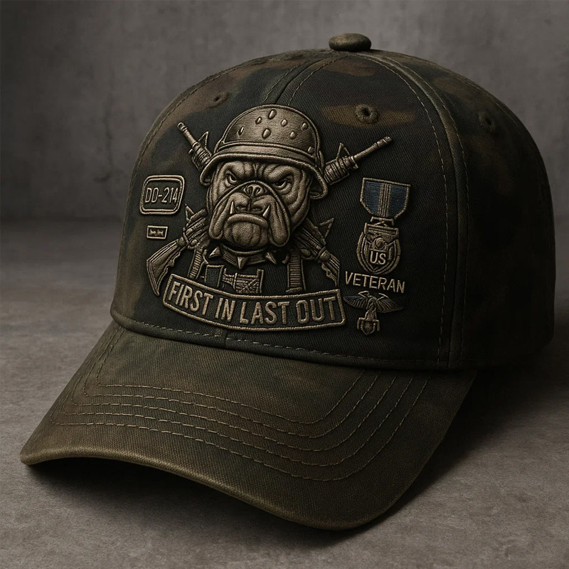 Devil Dog DD 214 Man Card Hat First In Last Out USMC Merch Gifts For Marine Corps