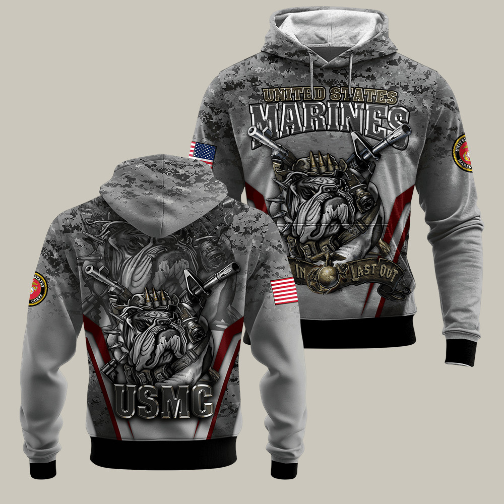 Devil Dog USMC 250Th Anniversary Hoodie Us Marines Merch Gifts For US Marines