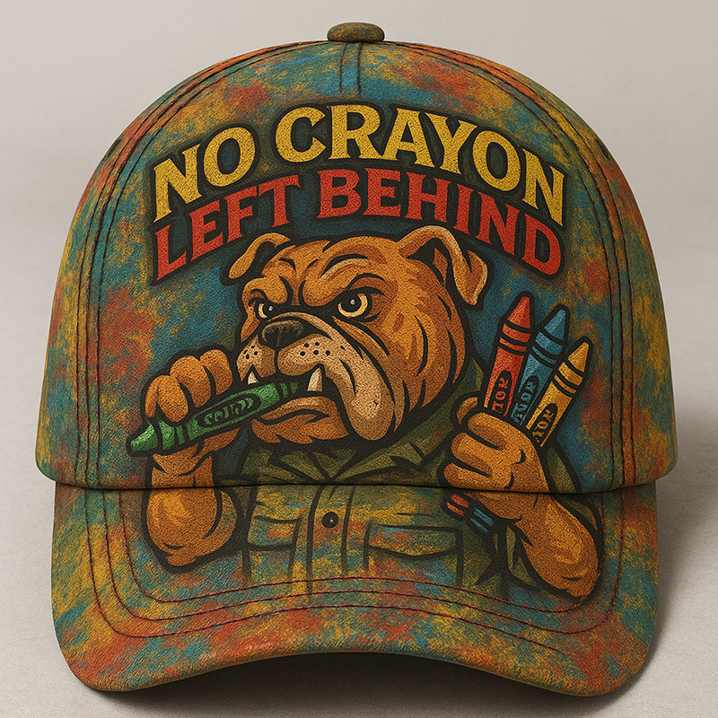 Devil Dog USMC No Crayon Eater Left Behind Hat Marine Corps Baseball Cap Gifts For Him