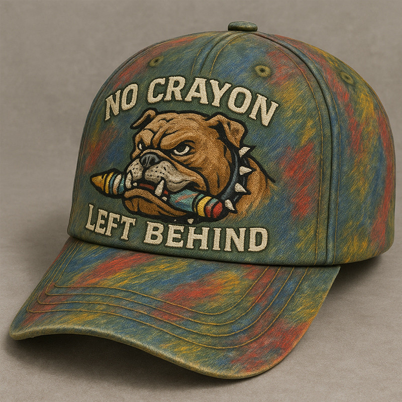 Devil Dog USMC Veteran Hat No Crayon Eater Left Behind Cap Marine Corps Gifts