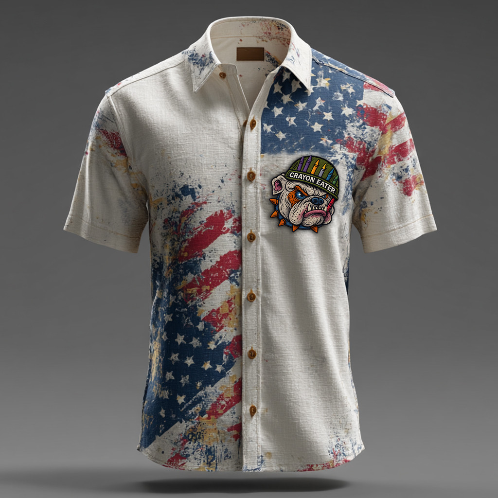 Devil Dog USMC Veteran Hawaiian Shirt Marine Corps Clothes Gift Ideas For Father