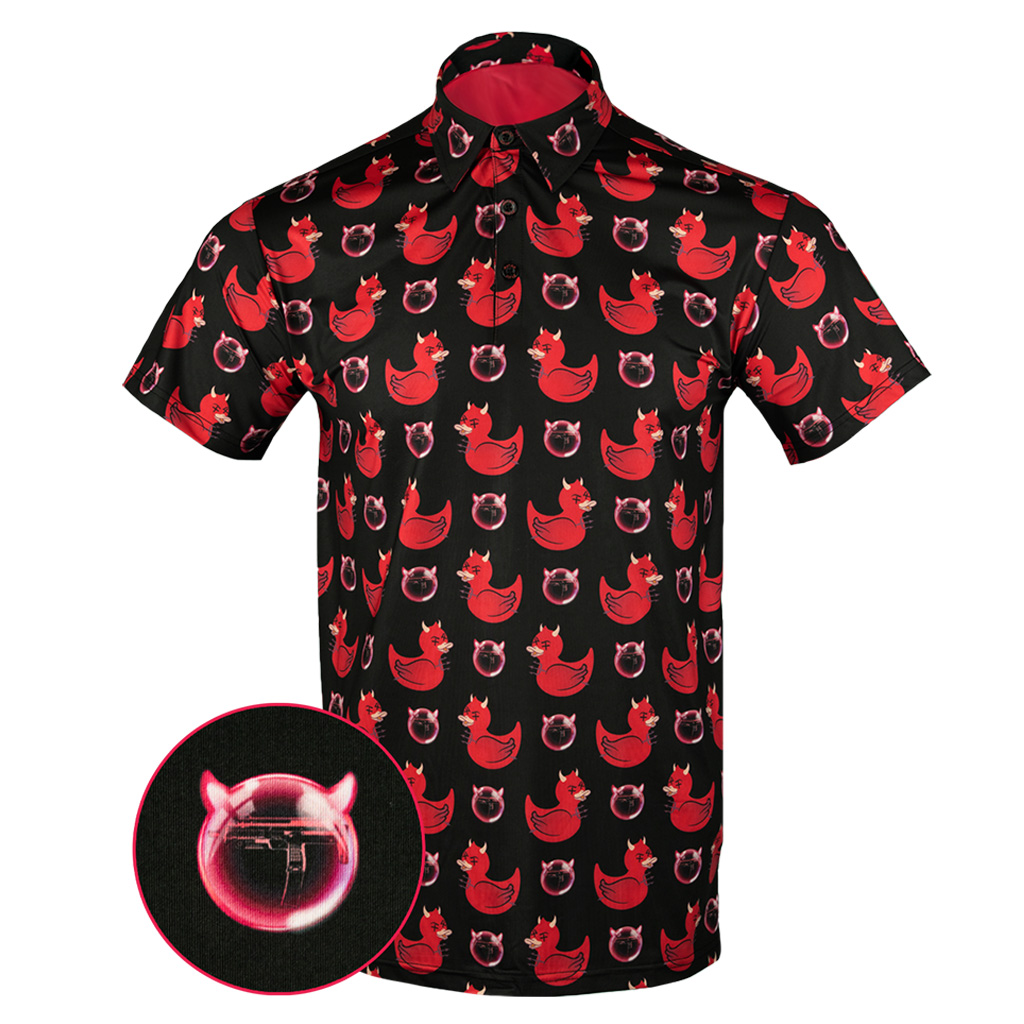 Devil Duck Polo Shirt Tactical Polo Shirt Best Gifts For Gun Lovers