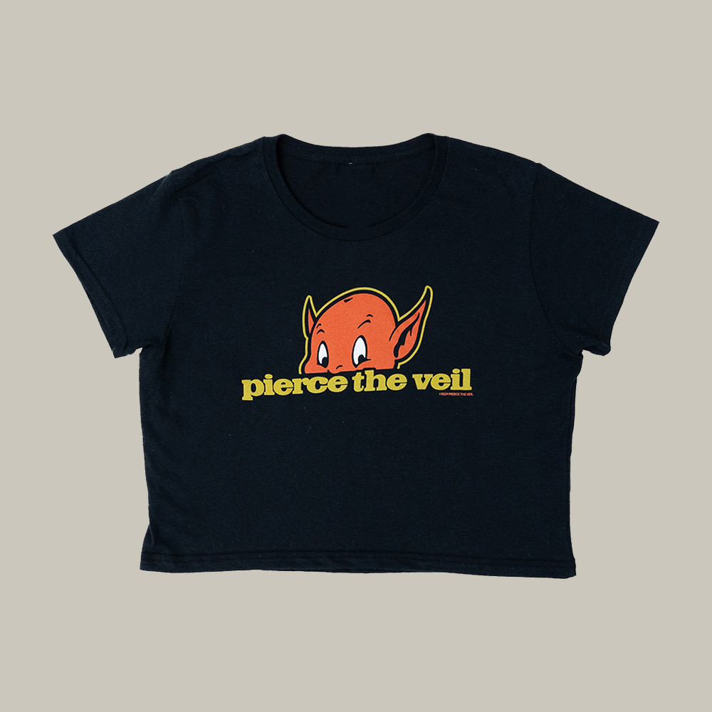 Devil Pierce The Veil Crop Top Rock Music Band Tee Cool Gift For Pierce The Veil Lover