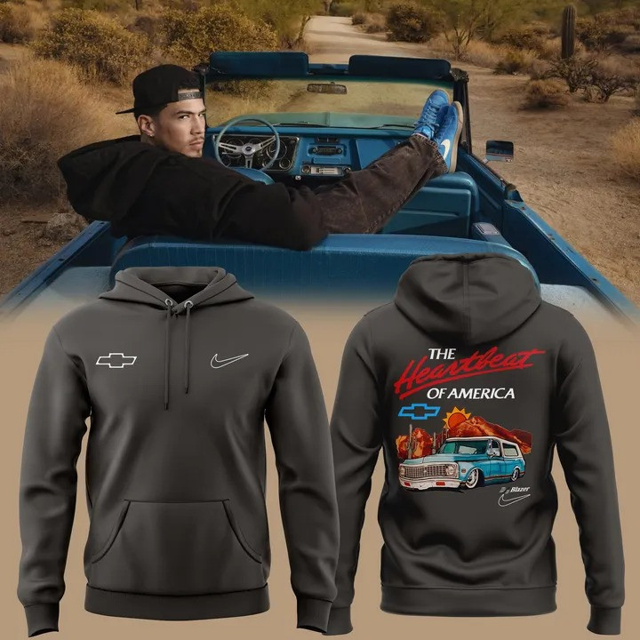 Devin Booker X Chevrolet Hoodie The Heartbeat Of America Nike Chevrolet Max90 Merch Fan Gift