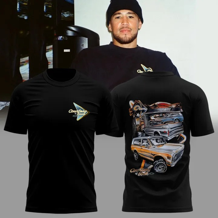 Devin Booker X Chevrolet T-Shirt 2025 Nike Chevrolet Max90 Merch Clothes Fan Gift Ideas