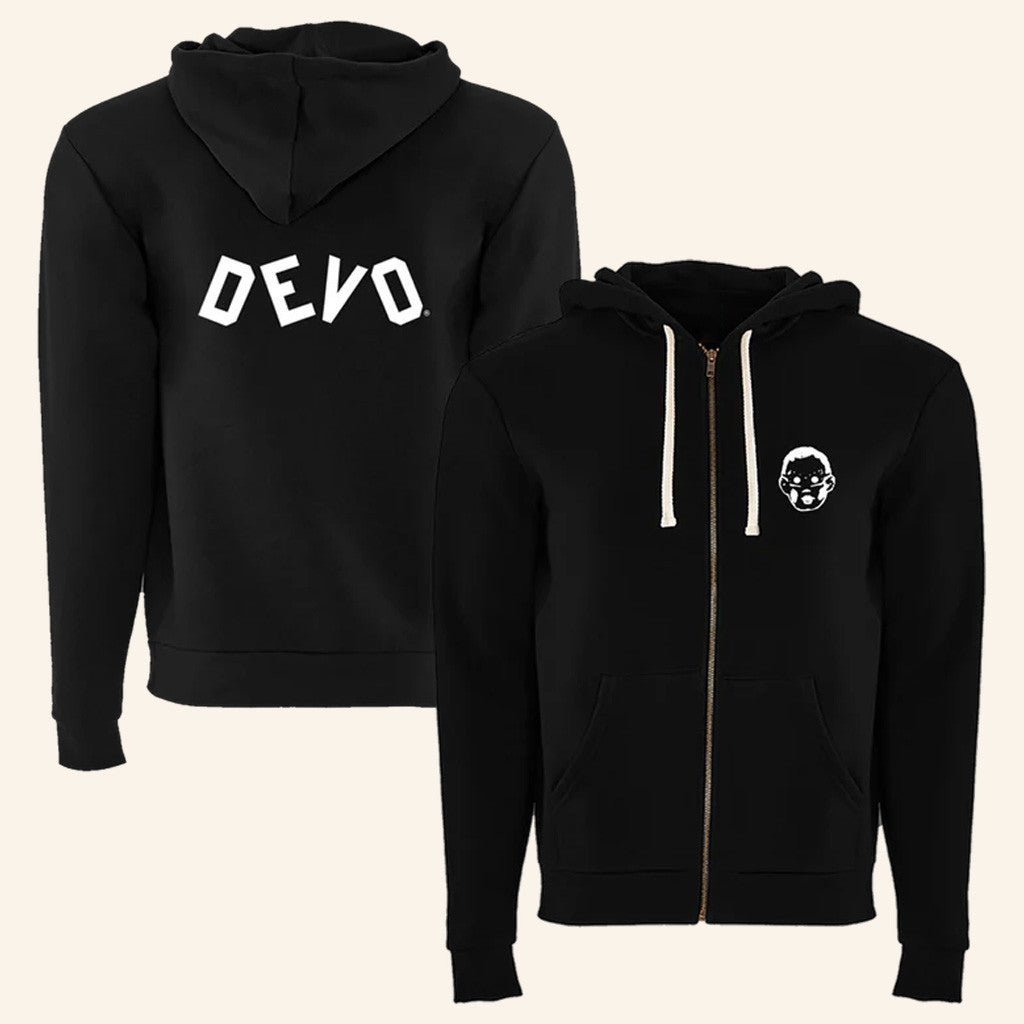 Devo Merch Black Devo Zip Hoodie Gift Ideas For Husband Devo Merch Black Devo Zip Hoodie Gift Ideas For Husband