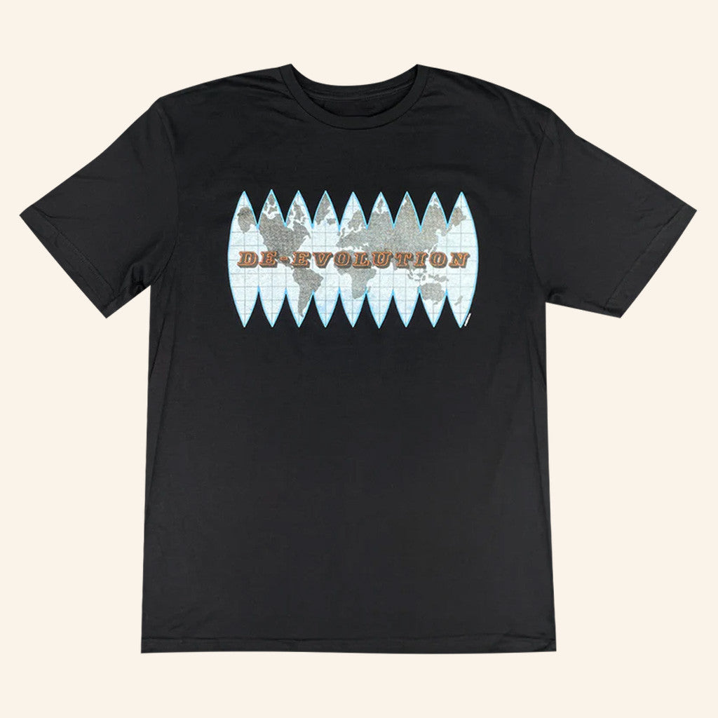 Devo Merch De-Evolution Black T-Shirt Best Gifts For Dad Devo Merch De-Evolution Black T-Shirt Best Gifts For Dad