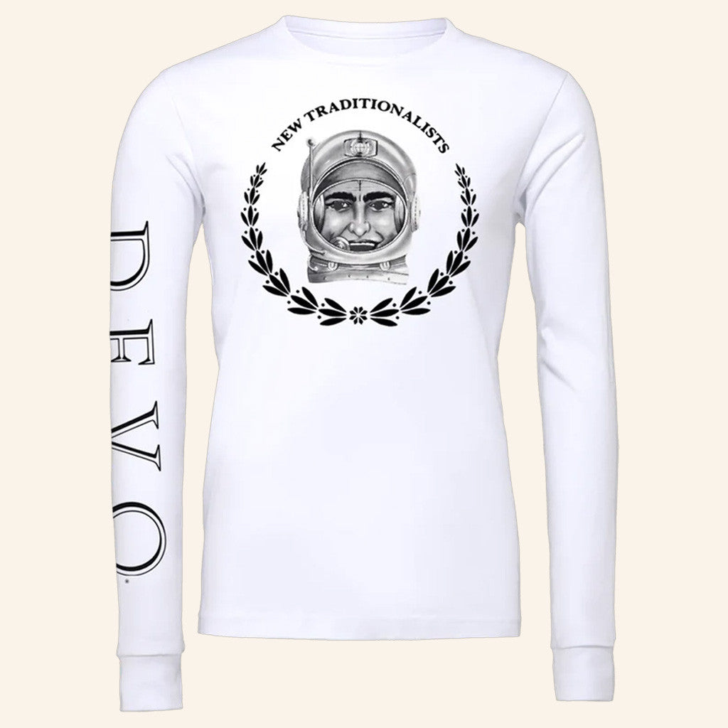 Devo Merch New Traditionalists White Long Sleeve T-Shirt Gifts For Husband Devo Merch New Traditionalists White Long Sleeve T-Shirt Gifts For Husband