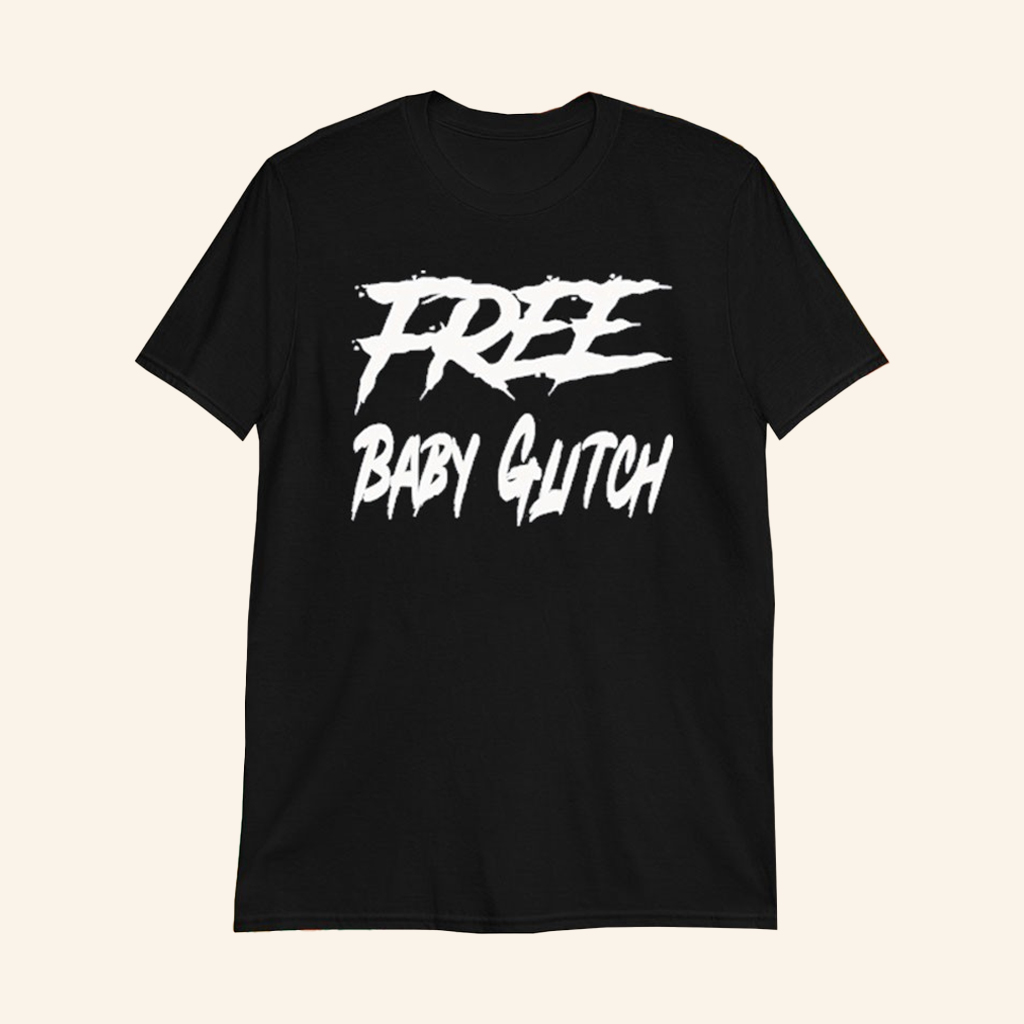Dezz Reggie Free Baby Glitch T-Shirt Dezz Reggie Merch Gifts For Dudes