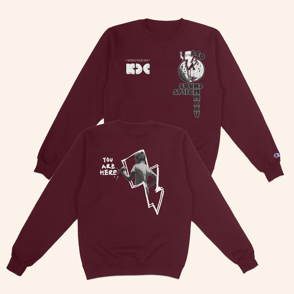 DFA Records Merch LCD Soundsystem Knockdown Center 2025 Sweatshirt Gifts For Music Fans