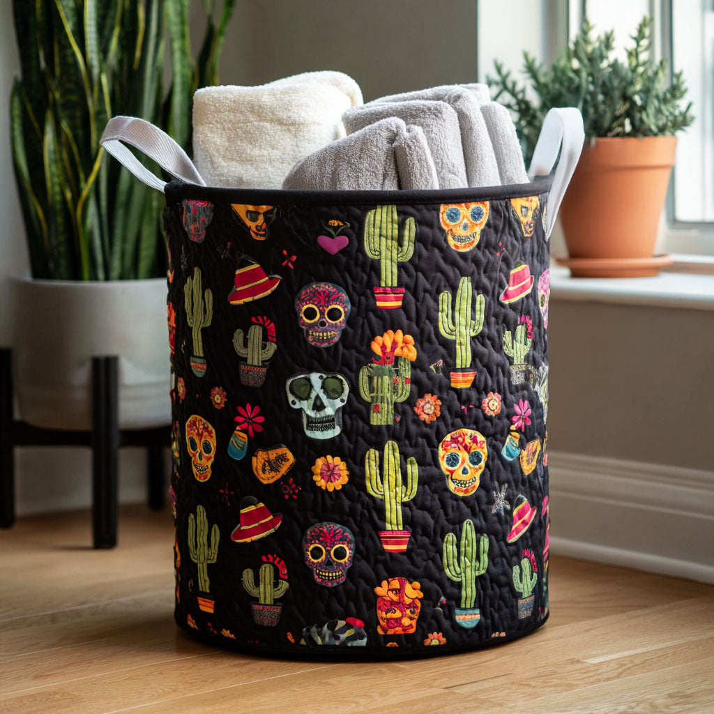 Dia Del Alma Quilted Laundry Basket Perfect Birthday Gift Idea