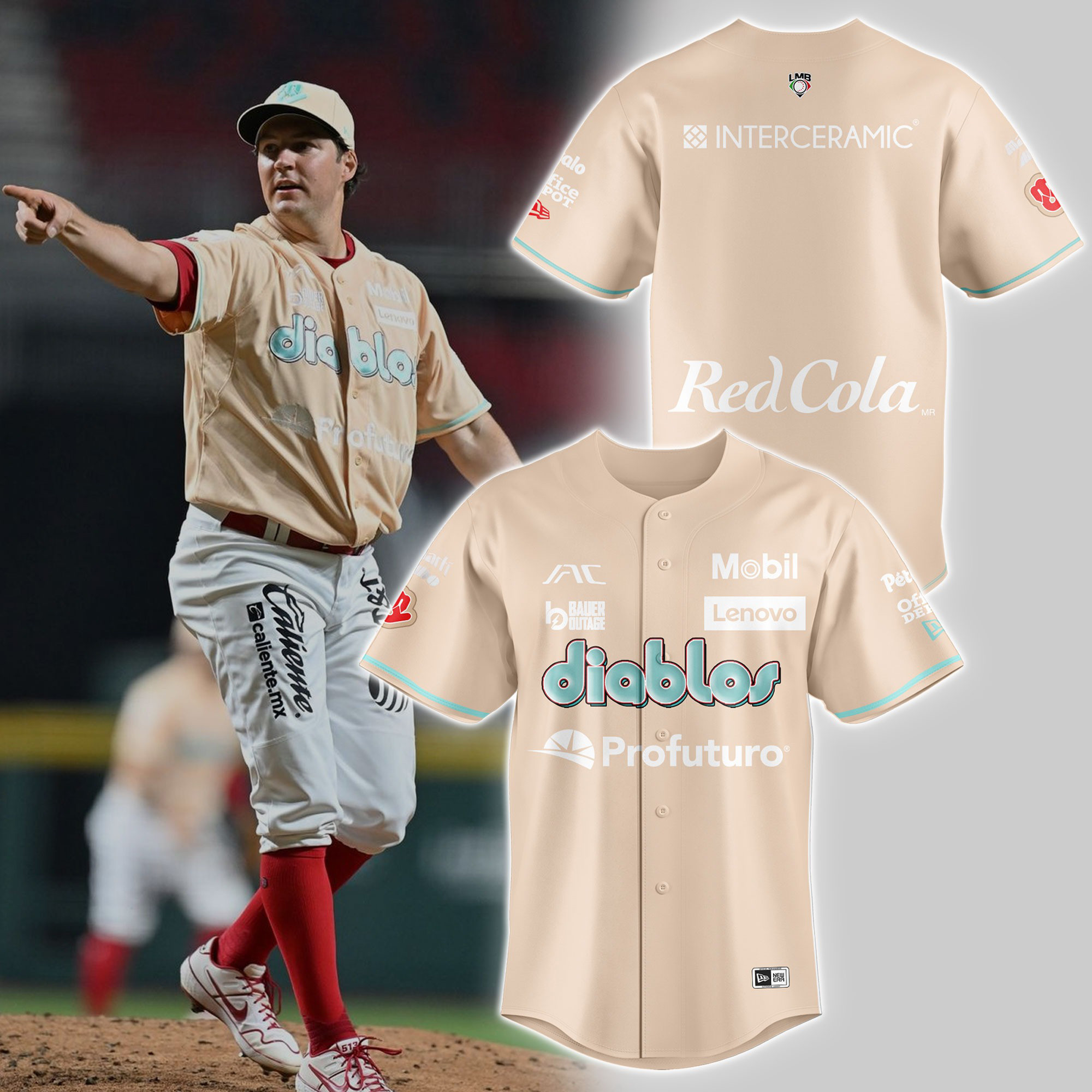 Diablos Rojos del Mexico X LMB Era Jersey Gifts For Baseball Lovers