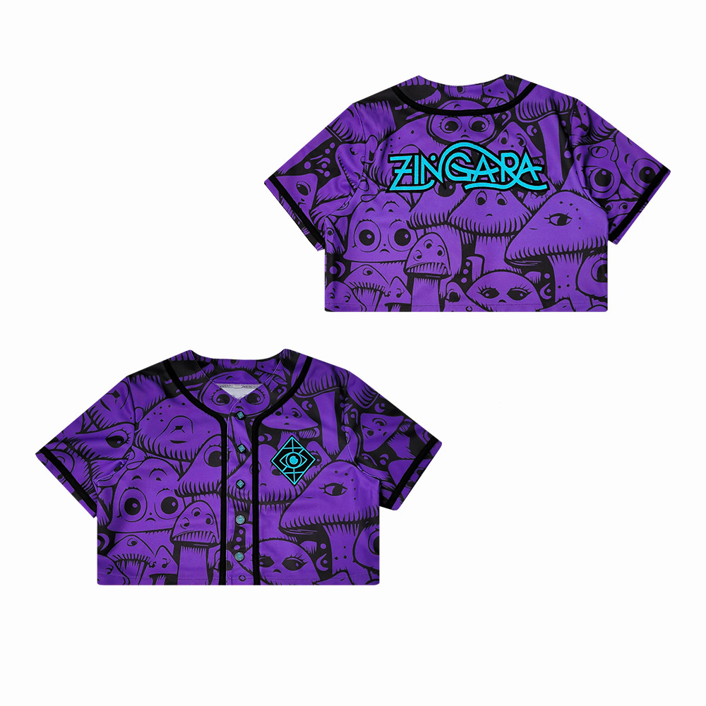 Diamond Eye Zingara Crop Jersey Zingara Clothing Line Music Lover Gift Fot Friends