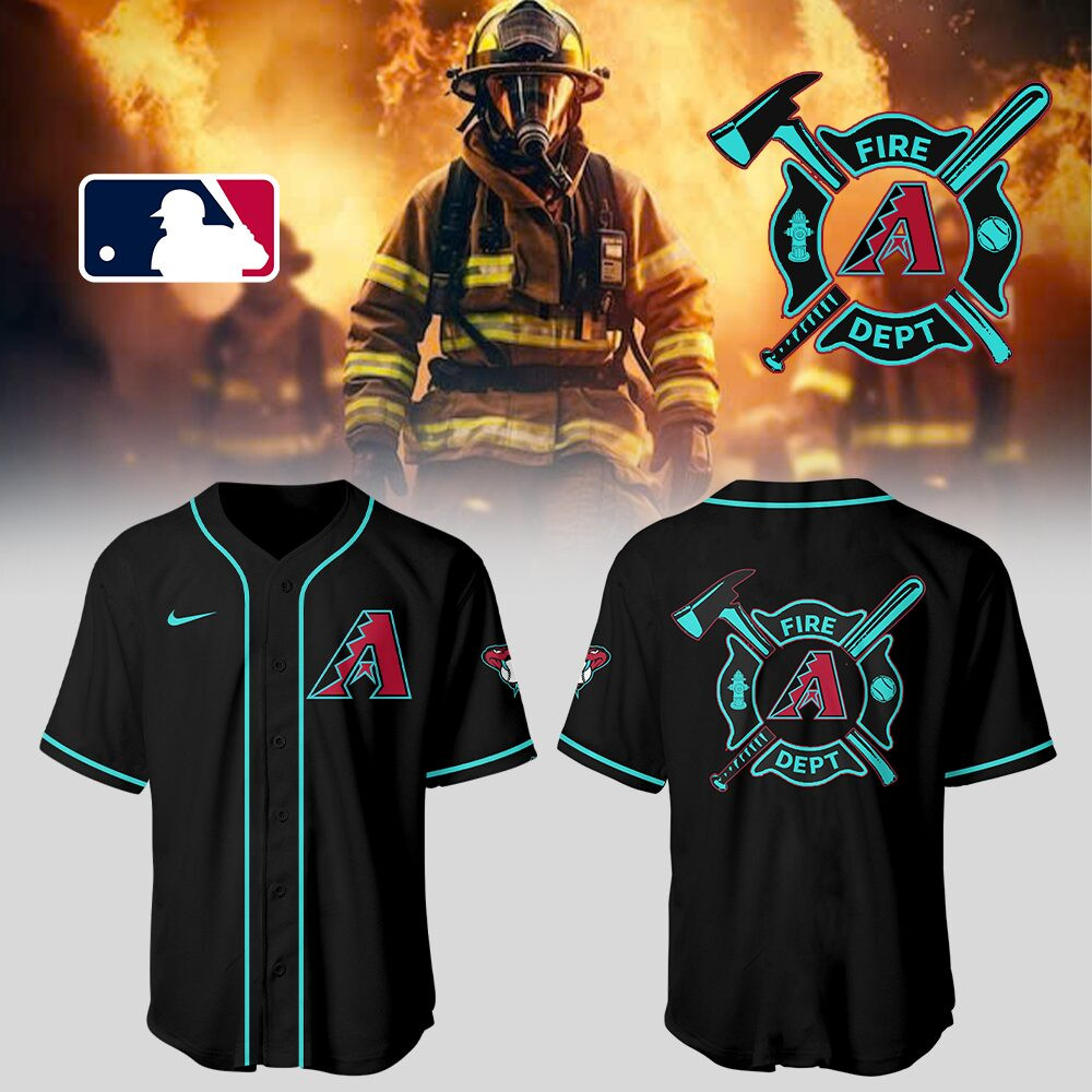 Diamondbacks x Firefighter Appreciation Night Jersey Gift Ideas For Baseball Players