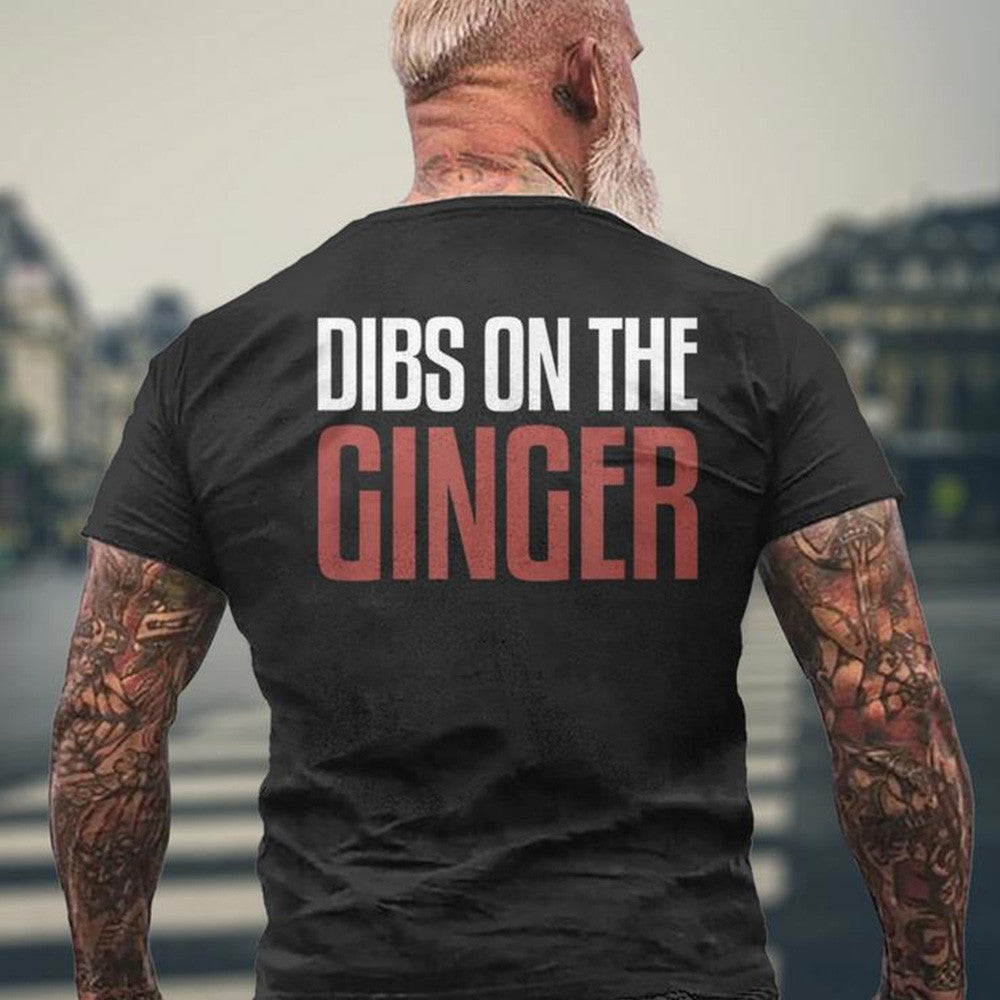 Dibs On The Ginger Shirt Funny St. Patrick's Day T-Shirt Boyfriend Gifts Dibs On The Ginger Shirt Funny St. Patrick's Day T-Shirt Boyfriend Gifts