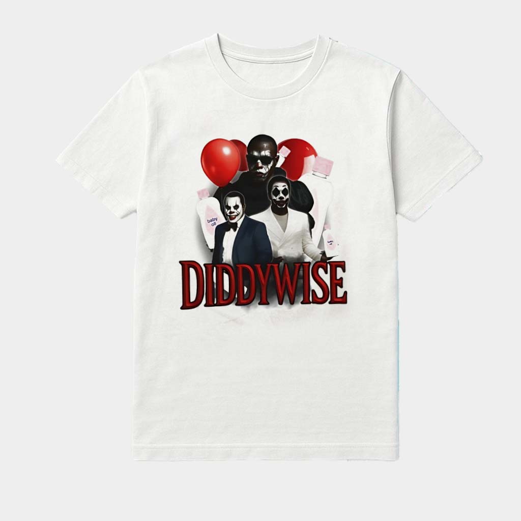Diddywise Diddy Baby Oil Horror Clown Mask Shirt Gifts For Best Friends Diddywise Diddy Baby Oil Horror Clown Mask Shirt Gifts For Best Friends
